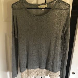 Urban Outfitters lightweight gray sweater